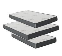 MUEMUE Colchón Pack 3 viscoelástico 135x190x18/90x190x15/90x190x15
