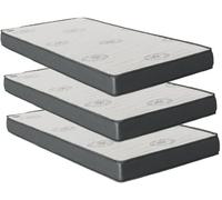MueMue Colchón pack 3 viscoelástico litera 90x190x20/90x190x15/90x180x15