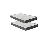MUEMUE Colchones Pack 2 viscoelástico 90x190x20/90x190x15