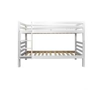 MueMue Litera madera blanco 90x195cm