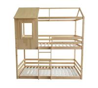 MUEMUE Litera Montessori casita Divisible Madera Beige 90x190/90x190cm