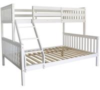 MueMue Litera triple blanco madera 135x190 cm