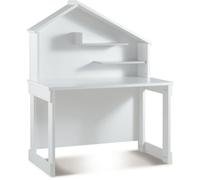 MueMue Mesa escritorio blanco 148,4x117,6x58cm