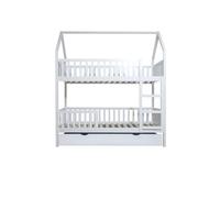 MUEMUE - Sawyer litera casita 90x190/90x190cm - MU0416 - La litera + Cama elevable 90 cm