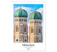 München Blick vom Alten Peter (Wandkalender 2026 DIN A3 hoch), CALVENDO Monatskalender: Vom Alten Peter hat man einen hervorragenden Blick auf die Altstadt Münchens.