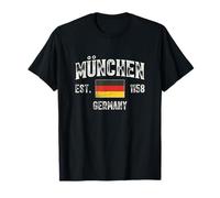 München Germany EST 1158, Bandera De Alemania Camiseta