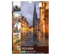 Münster - Stadt und Natur (Wandkalender 2026 DIN A4 hoch), CALVENDO Monatskalender: Münster ist facettenreich und vielseitig, die Stadt im Einklang mit der Natur..
