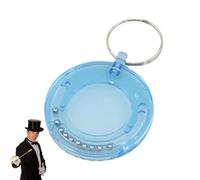 Münzen-Flucht-Puzzle Schlüsselanhänger,Zaubertricks Coin out | Nahaufnahmetrick, Einfach zu machende Zaubertricks, fantastische Puzzle-Zauberrequisiten, Partytricks für Kinder