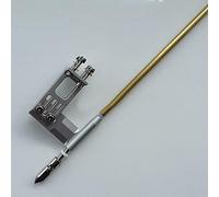 MUEOSI 1 Juego de Kit de eje de 400mm, 4mm, eje Flexible de aluminio, soporte de eje trasero de 4mm, adaptador de soporte de manga de eje de cobre, for barcos RC DIY Eje de transmisión de barco