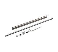 MUEOSI 1 par de Motor de barco RC, juego de eje de acero inoxidable de 4MM, junta Universal de Metal con hélices de 4 aspas de 50mm CW/CCW Eje de transmisión de barco(35x30 for 3mm)