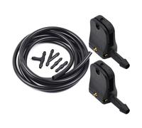 MUEOSI 2 boquillas universales for limpiaparabrisas con Manguera de 2 Metros, for Mercedes-Benz, Vito W638 Sprinter, SsangYong, Rodius MK1 Boquilla lavaparabrisas(Nozzle and Hose)