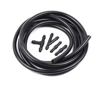 MUEOSI 2 boquillas universales for limpiaparabrisas con Manguera de 2 Metros, for Mercedes-Benz, Vito W638 Sprinter, SsangYong, Rodius MK1 Boquilla lavaparabrisas(2m 3.5mm Hose)