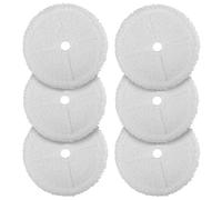 MUEOSI Almohadillas de repuesto for mopas a vapor, for Bissell, for aspiradoras robot en seco y húmedo SpinWave serie 3115 2859, paquete de 6 almohadillas reutilizables Repuestos para limpiadores a va