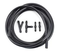 MUEOSI Boquilla Universal for limpiaparabrisas de 2m, Tubo de Manguera, Bomba de Faro Delantero de Ventana, limpiaparabrisas con Conector TY, Carpintero de Agua Recto Boquilla lavaparabrisas