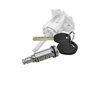 MUEOSI Cilindro de cerradura de puerta con 2 llaves 2001-2006, for BMW, E46 Serie 3 51217019975 51217019976 Pestillo de bloqueo del capó