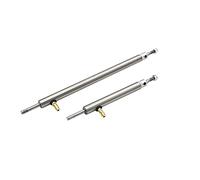 MUEOSI Ejes de hélice marina de acero inoxidable, 2 uds., 4mm, con boquilla de aceite, for piezas de accionamiento de Motor de barco RC Eje de transmisión de barco(2xShaft 10 Sleeve 5)