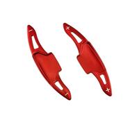 MUEOSI Extensión de Palanca de Cambios for Volante de Coche, for Ford, for Explorer, MK6 ST-Line XLT Sport ST Plug-in, for híbridos 2020 2021 2022 Levas de Cambio para Coche(Rot)
