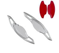 MUEOSI, for Civic, FE 2022 RS Sport Touring Stepwgn Spada 2023 CR-V Pilot Integra Paleta de Cambio de Volante de Coche Pegatinas extendidas Levas de Cambio para Coche(Black Silver)