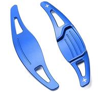 MUEOSI For Ford, for Fusion, for Mondeo, for Vignale, for Titanium, for Platinum, for Wagon ST-Line SE Extensión de Palanca de Cambios for Volante de automóvil Levas de Cambio para Coche(Blue)