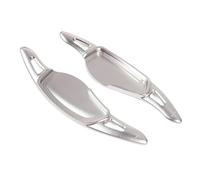 MUEOSI, for Toyota, Supra 2019 2020 2021 A90 A91 2.0 3.0 Premium Launch Edition GR Paleta de Cambio del Volante del Coche Levas de Cambio para Coche(Black Silver)