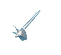 MUEOSI Hélice de 4 aspas con 15 cm/20 cm/25 cm/30 cm/35 cm Jet Boat hélice izquierda derecha 5mm modelo de barco eje completamente sumergido Eje de transmisión de barco(Axle 15cm 55mm CW)