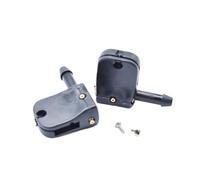 MUEOSI Juego de 2 boquillas universales for limpiaparabrisas Delantero, for Renault, Espace 3, VW, Crafter, Smart, Fortwo, Gancho de 12 mm Boquilla lavaparabrisas