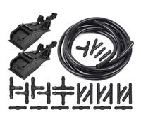 MUEOSI Limpiaparabrisas delantero, boquilla de agua con chorro de pulverización, tubo de manguera 6RD955985, for VW, for Passat B5, for Golf, for Jetta MK4, for Bora, for POLO, for Beetle, for Seat Bo