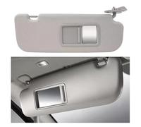 MUEOSI Parasol Interior de Coche con Espejo, Parasol Gris y Beige for Toyota, Auris, Corolla, 2010-2013 reemplazo de Visera Solar(Grey Left)
