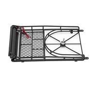 MUEOSI Portaequipajes de Techo de Metal for HSP, Traxxas, RC Crawler Car con Tira de luz Portaequipajes para Techo de Coche