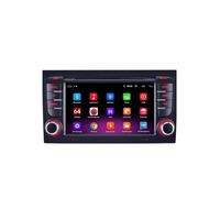 MUEOSI Reproductor de vídeo Multimedia con Radio Android for Coche 2 DIN, for Audi, A4 B8 B7 B6 S4 RS4, for Seat, Exeo 2002-2008 navegación GPS 2din SIN DVD Pantalla de Juego del Coche(2G-32G 4C)