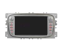 MUEOSI Reproductor de vídeo Multimedia for Radio de Coche, for Focus, s-MAX, for Mondeo, 9 Galaxy c-MAX, navegación GPS Android 9,0 sin DVD 2din 2 DIN Pantalla de Juego del Coche(2G 32G Silver)