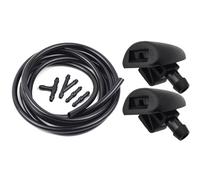 MUEOSI Tubo de Manguera con Boquilla de Chorro de limpiaparabrisas Delantero, for Peugeot, 206 + 407, for Citroen, C2 C5 6438J2 6438E6 6438AV 6438W2 6438Z1 Boquilla lavaparabrisas(Nozzle and 2m Hose)