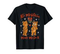 Muérdago Made Me Do It Christmas Santa Xmas Family Camiseta