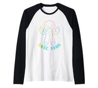 Muerde Este Atrevido Pan de Jengibre Camiseta Manga Raglan