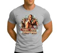 Muere lento Yippee Ki Yay Christmas Christmas Film | Camiseta de Navidad Navidad Hombre, gris, L