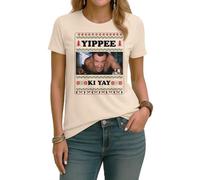 Muere lento Yippee Ki Yay Ugly Christmas Christmas Film | Camiseta de Navidad Navidad Mujer, natural, 3XL