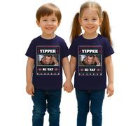 Muere Lento Yippee Ki Yay Ugly Christmas Christmas Film | Camiseta de Navidad Navidad Niños, azul marino, 140