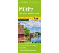 Müritz, Rad- und Wanderkarte 1:50.000, Publicpress: Waren (Müritz) - Plau am See - Malchow, mit Toureninfos, GPX Tracks, wasserfest und reißfest