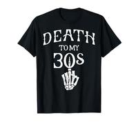 Muerte a la Fiesta de mis 30, Muerte a mi Juventud, Mano Esqueleto Camiseta