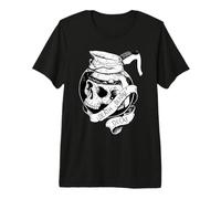 Muerte Antes de descafeinado Amante del café Blackwork Camiseta Premium