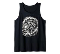 Muerte en una Ola - Grim Reaper Dark Art Camiseta sin Mangas