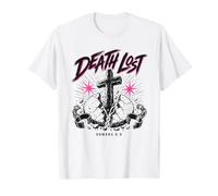 Muerte perdida Romanos 6:9 Cruz Cristiana Resurrección Camiseta