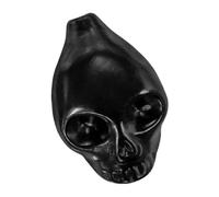 Muerte Whistle - Aztec Whistle En Poderosa Cerámica Humana, Instrumento Ritual Auténtico | Silbato De La Guerra Ancestral En Los Coleccionistas De Diseño De Arcilla De Cráneo Ceremonia Sagrada De Hall