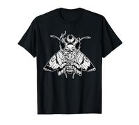 Muertes Cabeza Polilla Demonio Diablo Luna Camiseta gráfica económica