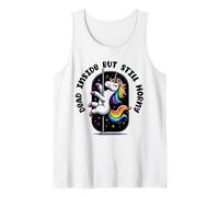 Muerto por Dentro Pero todavía cachondo Divertido Amante de los Unicornios Rainbow Camiseta sin Mangas