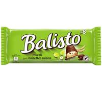 Muesli - Barritas de Chocolate Muesli - Sabor a Uva Avellana - Multipack de 8 Barritas de 18,5g cada una - Compatible con BALISTO