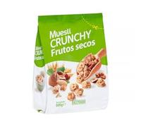 Muesli Crunchy Hacendado con frutos secos Paquete 500 g Pack 2