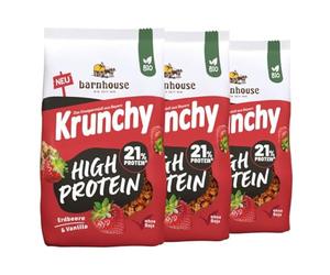 Muesli krunchy fresa high protein 450 g (Fresa - Vainilla)