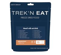Muesli Trek'n Eat con Leche de Avena - Desayuno Vegano para Actividades al Aire Libre | Nutritivo y Delicioso, 5 Años de Caducidad, Ligero, Práctico, Sin Lactosa - Preparación Rápida y Fácil