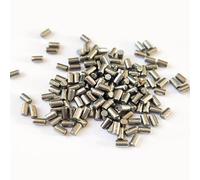 Muestra de partículas cristalinas de metal de hafnio de 0,1 gramos (99,95% de pureza) for experimentos de laboratorio y recolección de muestras de elementos.